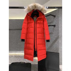 Cananda GooseWomen's Canadian Down Jacket Parkers d'hiver mi-longs à capuche épais et chauds pour femme122138 Chenghao01 372