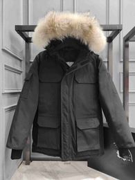 Canda Goose Jacket Designer canadien Mens Down Femmes Parkas Hiver Épais Manteaux Chauds Coupe-Vent Lettres Streetwear Causal Survêtement FQZX