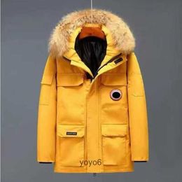 Canda Goose-Jacke, kanadischer Designer-Herren-Daunenparka, Winter-Arbeitskleidung, Outdoor-Mode, warmhaltend, für Paare, Live-Übertragung, Mantel Goode 1 JR74