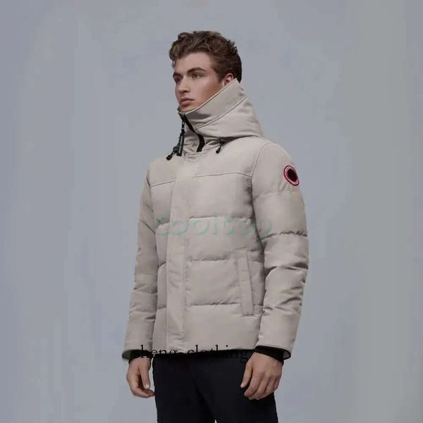 Canda Goose Jacket Designer Parkas Hommes Manteaux d'hiver Manteaux d'hiver en duvet d'oie Sports de plein air Canard blanc Coupe-vent Collier long Chapeau 1281 groseille