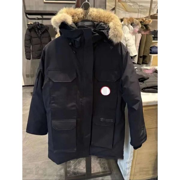 Canda Goose Jacket Parkas pour hommes Mackages Puffer Jacket Men Black Crofton Manteau de créateur léger Veste d'oie à capuche en nylon ripstop recyclé 791