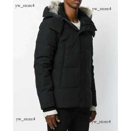 Зимняя пуховая куртка Canda Goose Fourrure Canda Goose Parka Homme Jassen Chaquetas Верхняя одежда Гусиная куртка с капюшоном из волчьего меха 7992