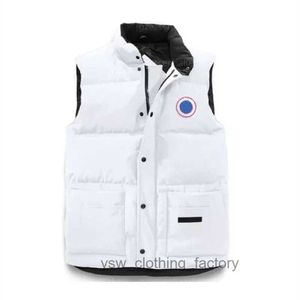 Canda Puffer Jaqueta Coletes Designer Mens Colete Gilet Mulheres Top Moda Casal Estilo Quente e Confortável Sem Mangas Canadense Fofo Veste Crachá Clássico Neq7