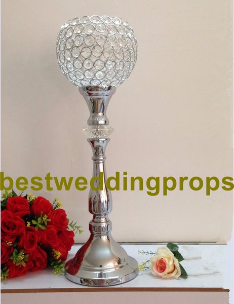 Candélabre Cristal Chandelier Bougie Photophores Support De Plancher Accueil Fête De Mariage Table À Manger Centres De Table Décoration De La Maison Candélabre