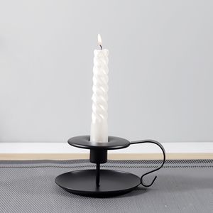 Candelabrum Retro Iron Taper Candle Holder Candlestick Stand Candlelight Dinner Decoratie