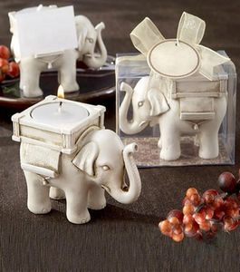 Bougeoir en forme d'éléphant porte-bonheur, bougeoir en résine pour faveur de mariage, décoration de maison, 6649527