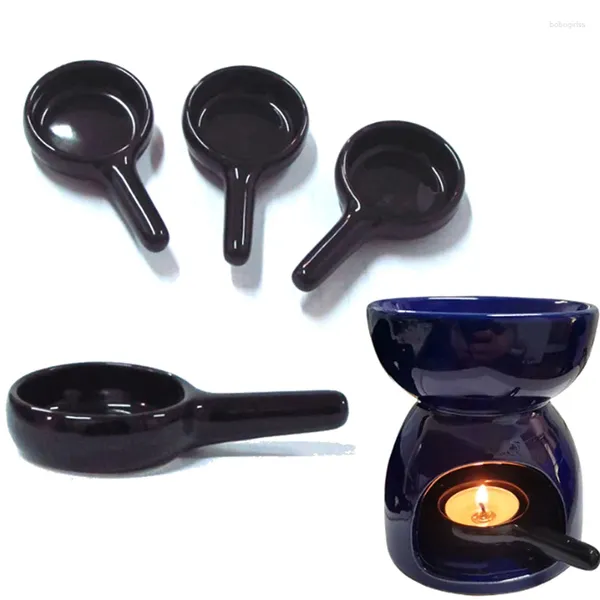 Bougeoirs 1 PC Brûleur d'arôme en céramique Porte-huile essentielle Lavande de parfum durable