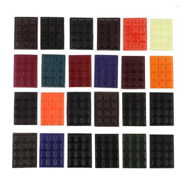 Bougeoirs 1 Ensemble 24 couleurs DIY Couppe de colorant soluble de teinture de cire