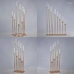 Boteros de velas 1 set 8pcs patrón de bricolaje de metal
