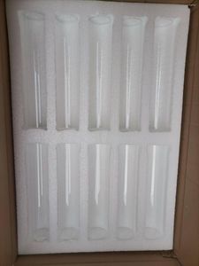 Bougeoirs 100 Pcs Tubes en Verre Couvre 25 Cm de Haut Pour Peut Utiliser de Vraies Bougies