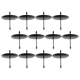 Boteros de velas 12 PCS Ball Ball Rack Delicate Fixing Fixing Stand de granea Rústica Soporte de decoración de bodas rústicas bandejas de mesa para el hogar accesorio para comer