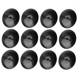 Bandlers 12 PCS Porte-Tire de conique noir support délicat de chandelier Iron à la maison