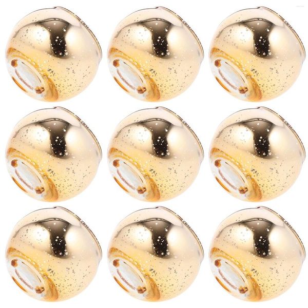 Bougeoirs 12 pièces support boule support en verre bougies votives ornements photophore conteneur petit rangement