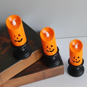 Kandelaars 12 stks Halloween Lichten Led Pompoen Kandelaar Happy Party Decoratie Voor Thuis Spookhuis Horror Props Geschenken