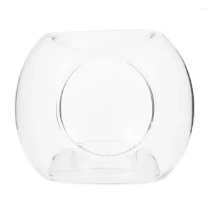 Kandelhouders 1 pc Essentiële oliebrander transparant glazen teenlichthouder voor thuis