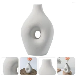 Bandlers 1pc Nouveau ornement de fleurs séchées en céramique vase séchée