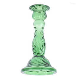 Bandlers 1pc rétro Retro Chandelier en verre taché de vitrail décor de maison Green Dark Soft Decoration Ornements Spirale Patché