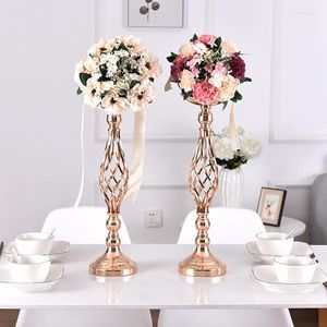 Kandelaars 1 st 1 veelzijdige metalen bloem arrangement houder stand ingesteld voor bruiloftsfeest diner middelpunt evenement restaurant decorat