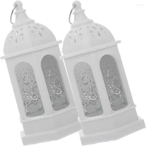 Bandlers 2 pcs lantern Light Vintage Home Decor LED Ramadan European Style