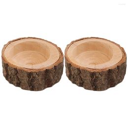 Bougeoirs 2 PCS Holder Decorations de mariage pour la cérémonie Stand Tea Light