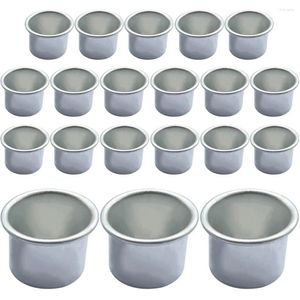 Bandlers 20 pcs tasse conique à fleur séchée en aluminium Aluminium Affichage de thé de thé