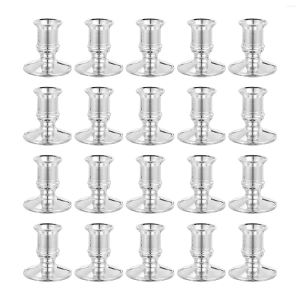 Candalos Tolderos 20 PC Soporte de aceite Decorativo Candelador de velas Adorno de Navidad Candeladores Tabla de plástico Luz de té de plástico