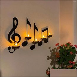 Kandelaars 2024 Muzieknoothouder Ambachten Wanddecoratie Geschenken Home Office Decor Piano Souvenirs Drop Delivery Tuin Dhgbt