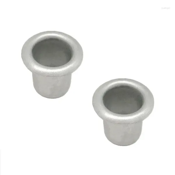 Bougeoirs 20 pièces tasses 16mm bords roulés support en aluminium conique chandelier pot lavé blanc empêcher la cire dégoulinante décor dîner SPA