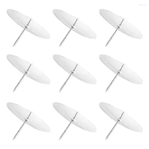 Bandlers 20pcs plaque de pilier bricolage du support de fixation du support de couronne métallique Fixatrice Toalight pour les fournitures de mariage en magasin de maison