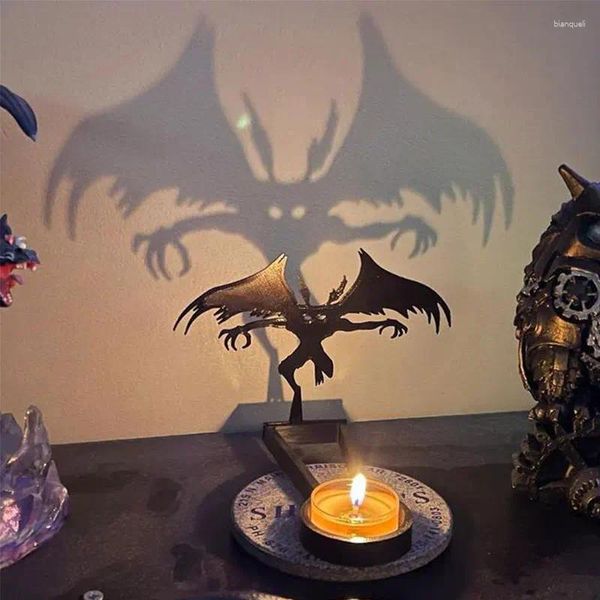 Bandlers 25 styles Halloween décorations atmosphère projection créatrice de chandelle nouveauté effrayante ombre