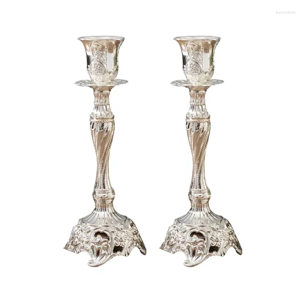 Bougeoirs 2 pièces chandelier de mariage support de haute qualité vente directe d'usine rétro