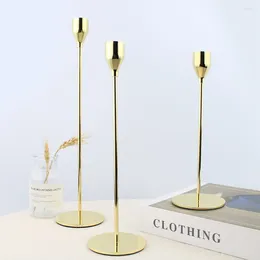 Candlers 3 PCS CANDLESTICK Metal Holder Stand Decoration Mariage Decoration Bar Party Christma Living Room Home Decor Table