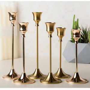 Bandlers 3pcs Décorations de Noël Centres de mariage Lantern Stand Home Gold Flower Vase Table Centorpiece Event Flowe