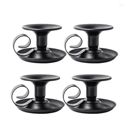 Candlers 4 PCS TiPer Holder Candlestick Bandlelight Stand pour Halloween Christmas Dining Room Decoration