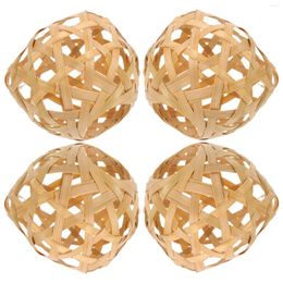 Bandlers 4 pcs pour tisser une petite cage en bambou avec des yeux hexagonaux lampe de lampe tissée