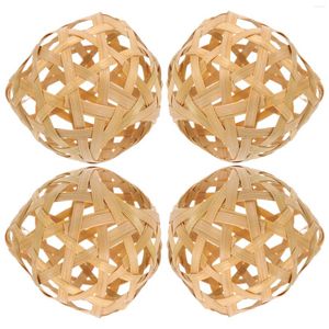 Bandlers 4 pcs pour tisser une petite cage en bambou avec des yeux hexagonaux lampe de lampe tissée