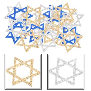 Kandelaars 50 PCS Hanukkah Decoratie Delicate Party Favor Supply Star Decoratieve tafel Decoraties Celebrity ornamenten Middelpunt