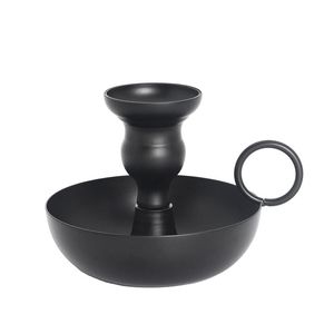 Kandelaars Aaak -Taper Houder Set van 2, Black Candlestick Kaarslicht Stand voor Halloween Christmas Dining Room Home Decor