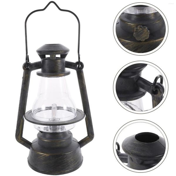 Bougeoirs Accessoires Vintage Tente Lampe Camping Auvent Lumière Extérieure LED Lanterne Tentes Pour Tables Poignée