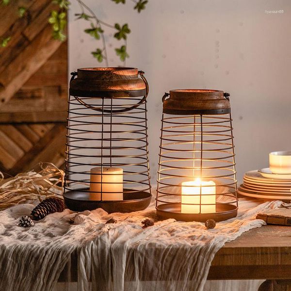 Bougeoirs esthétique support métallique petit bâton Table de Base noël noir pilier Velas Decorativas Hogar naissance décorer