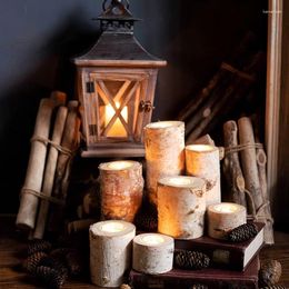 Bougeoirs esthétique Vintage support Table centrale nordique Romance en bois luxe lanterne candélabres décor de chambre GXR45XP