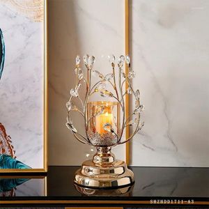 Kandelaars Amerikaanse romantische kandelaardecoratie kaarslicht diner rekwisieten Europees lichte luxe tafel
