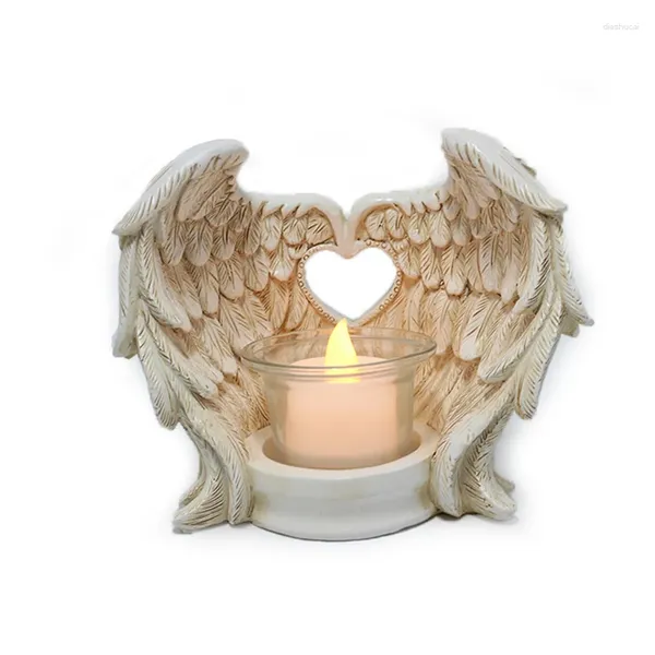 Bandlers Rendlers's Wing Candlestick Retro Home Decoration Holder Resin Creative Living Room Decorations Accessoires de bureau