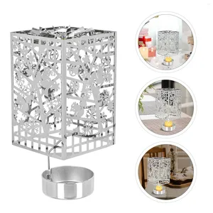 Candlers titulaires Aroma Thé Light Adorment Table Dining Table Colgolet Dîner romantique Dîner (argent) pour décorer