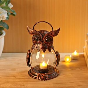 Kandelaars Bird Nordic Christmas Holder Decor Iron Lantern Weddings Small Tealight Europe Candelabros Centerpiece