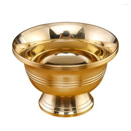 Bougeoirs porte-lampe à beurre décoration de temple chandeliers support à huile en cuivre pur bouddha