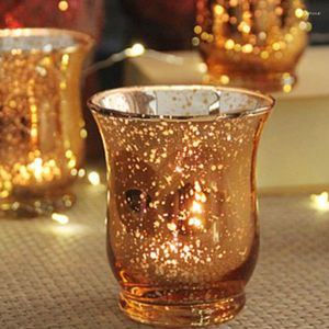 Kaarsenhouders Candl Gold Noordse kaarsen Tabel Wed Decores Kerst European Candels Holder Vazenlantaarn Crystal Room Vasess Vazen