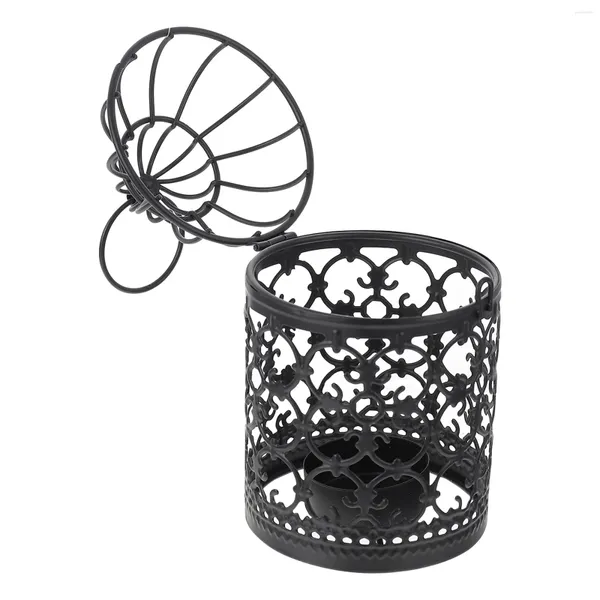 Candlers Candlestick Dining Table Rustic Holder Iron Stand Decor Home Decorations El Wedding Decorations Durable Conteneur