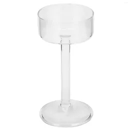 Kandelaarhouders kandelaar Goblet Vormhouder Home Decor Decorate Long STEM Glass Tealight House Decorations