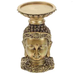 Candlers Bougeois offrant un support de support religieux de décoration rétro bouddhisme Bouddhisme Tuoight Bouddha Figurine